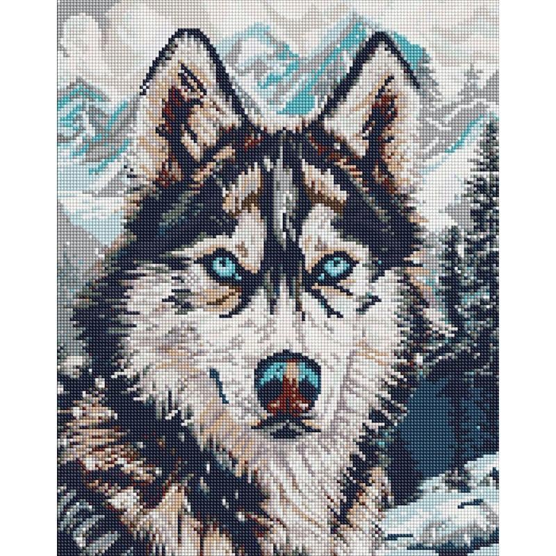 Алмазная мозаика Ideyka Глаза севера 40x50 см (AMO20041)