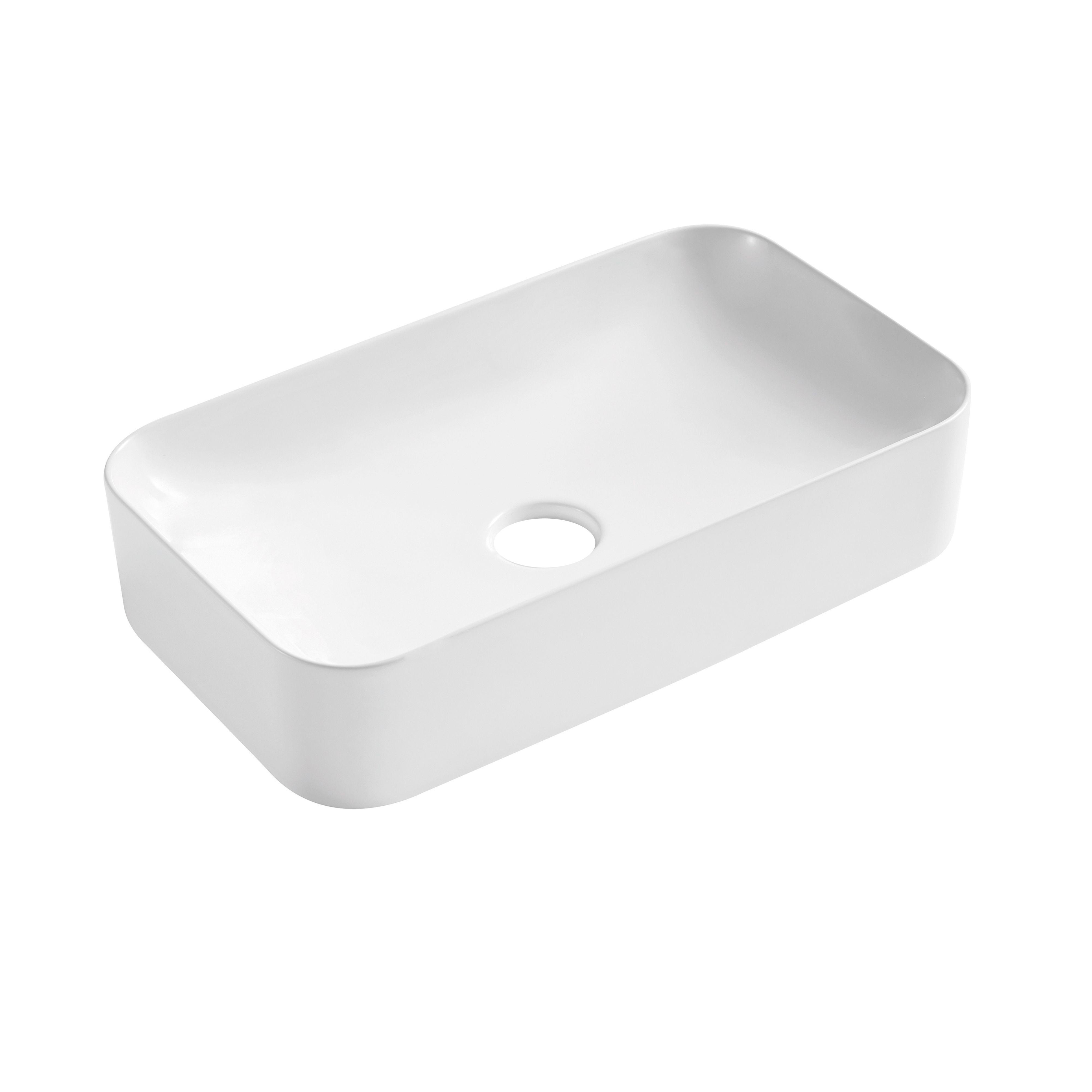 Раковина Qtap Tern QT17118140W 600x350x135 мм White