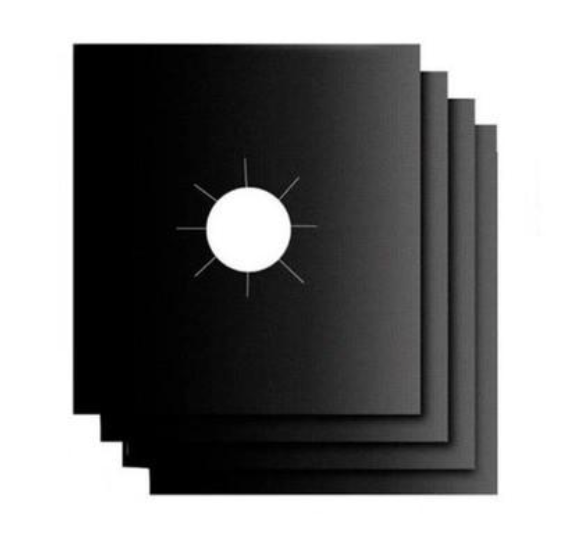 Накладка на газову плиту Jiabao 4 шт. (Жиронепроницаемая бумага)