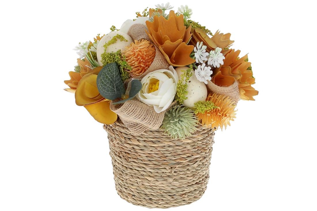 Декоративный пасхальный букет 18 см (743-909)