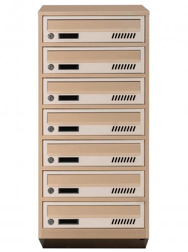 Почтовый ящик Lev-metal Е1-07.А на 7 секций 915x390x200 мм Бежевый (21070301) - фото 2 Почтовый ящик Lev-metal Е1-07.А на 7 секций 915x390x200 мм Бежевый (21070301) - фото 2