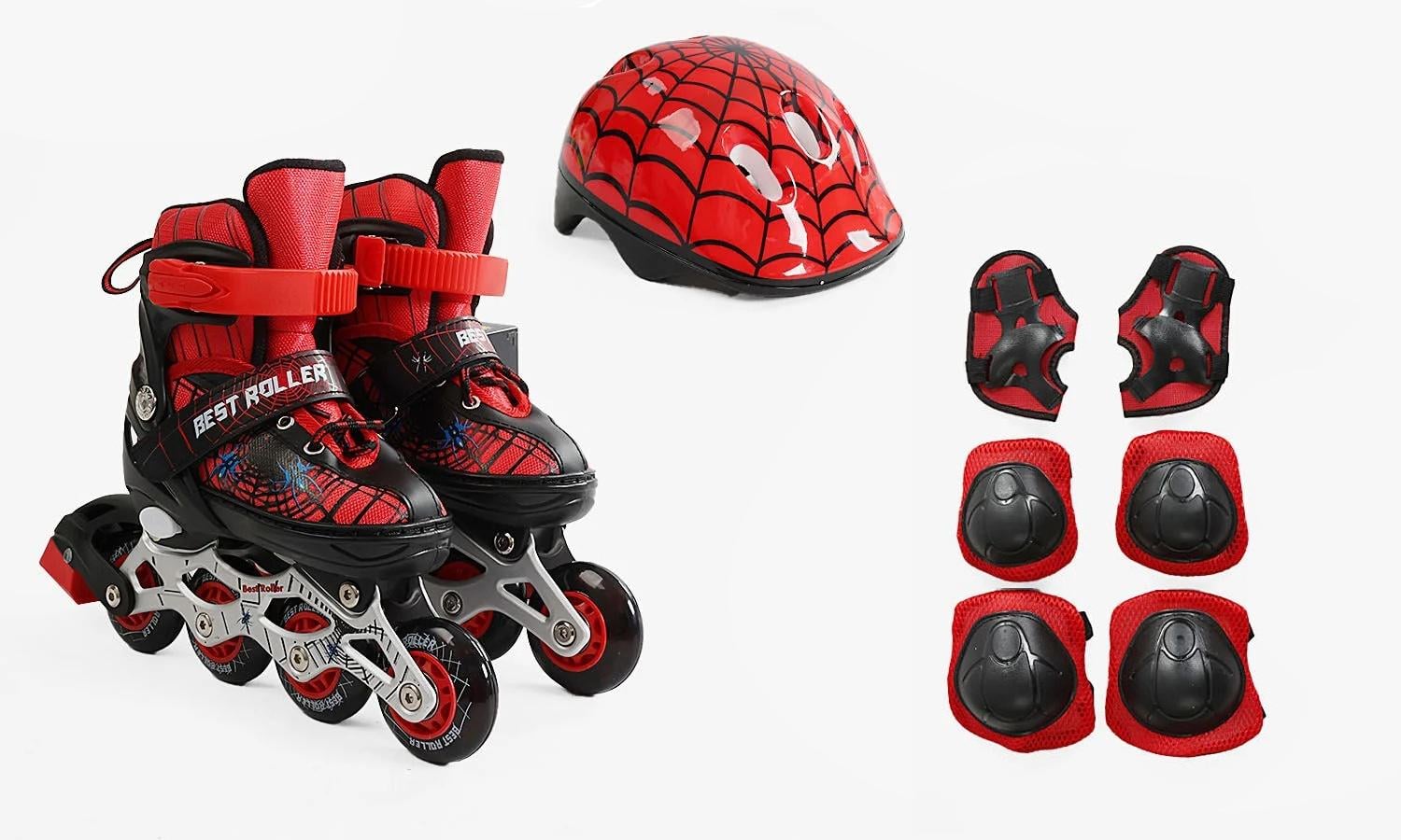 Ролики с защитой Best Roller 405-S PVC р. 28-31 Красный (173348)