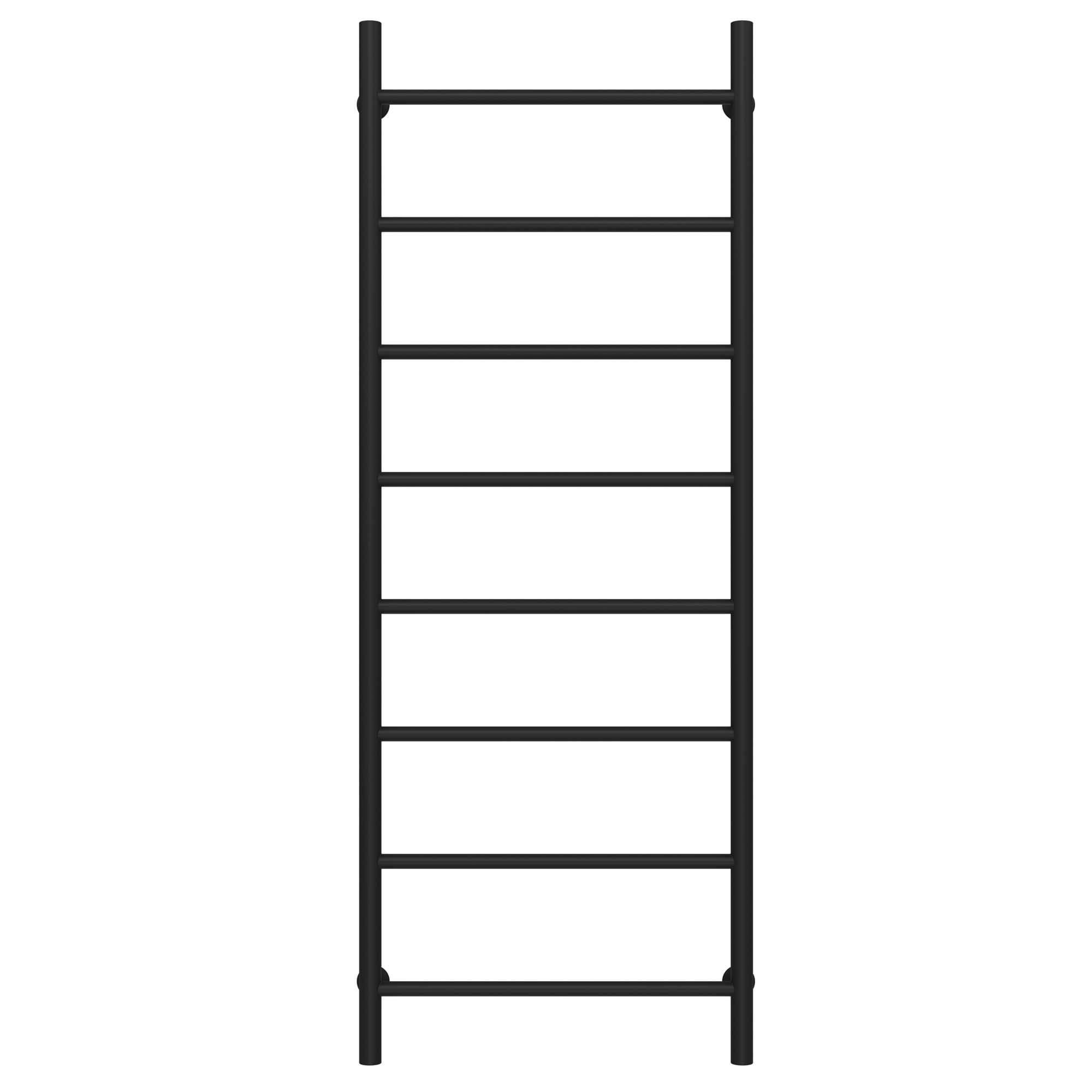 Полотенцесушитель водяной Deffi Орион П8 боковое левое подключение нержавеющая сталь 500х1400 мм Черный (C.OR.140.50.8.B.B)