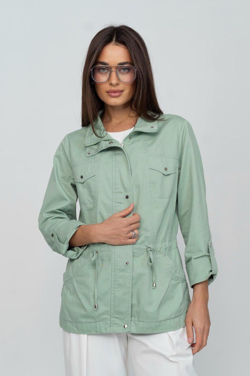 Куртка-сафари женская L Оливковый (33386588)