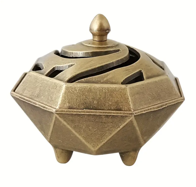 Аромалампа для благовоний металлическая Zen 3,9х4,7 см (EG4052)