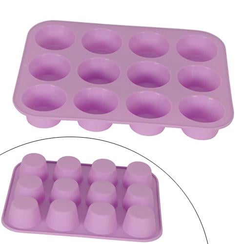 Форма силиконовая для кексов, пирожных, льда, конфет, тарталеток
