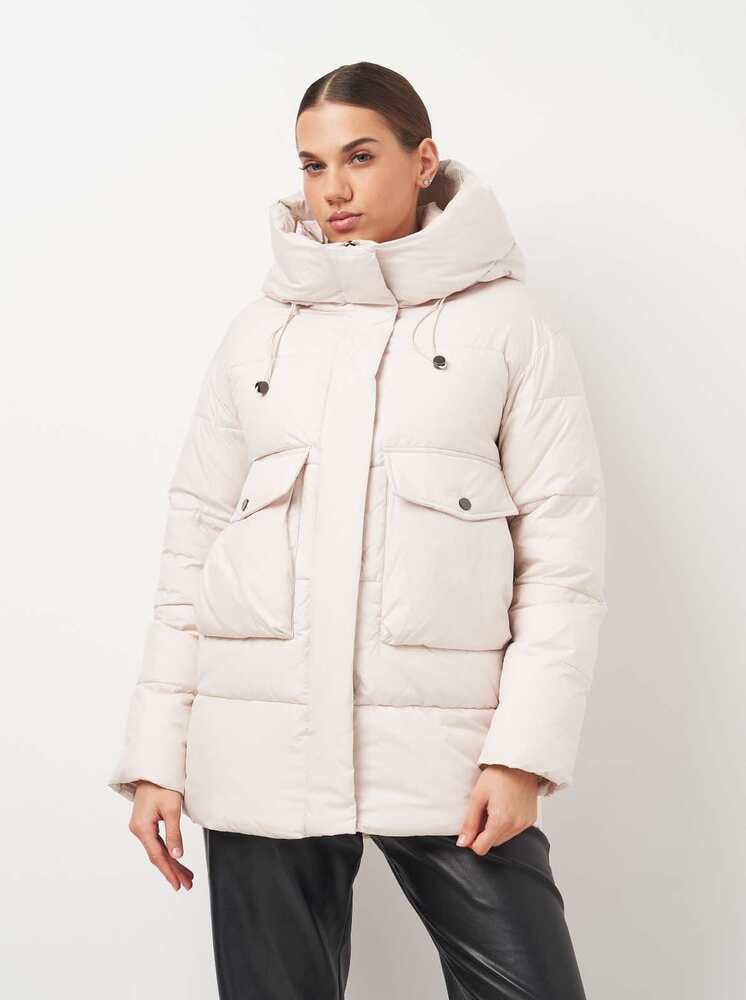 Пальто женское Lusskiri 9639x271 2XL Кремовый (192898-4)