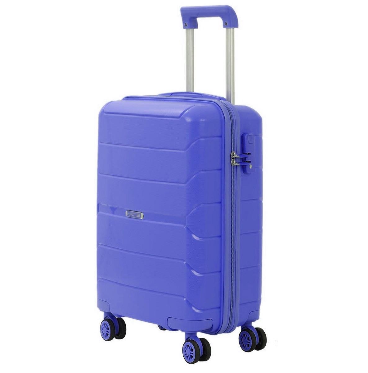Чемодан пластиковый MCS V366 малый Синий (Mp00033)