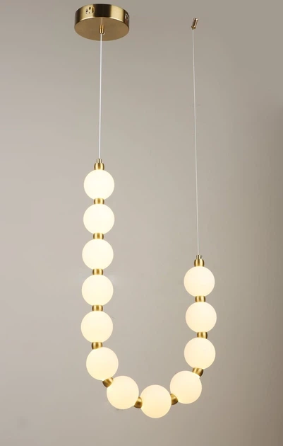 Люстра подвесная LED 24W Valeso YH1439/24W Белый/Медь