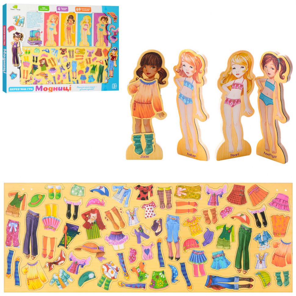 Дитяча гра Гардероб MD 1076 на магнітах (26112787)