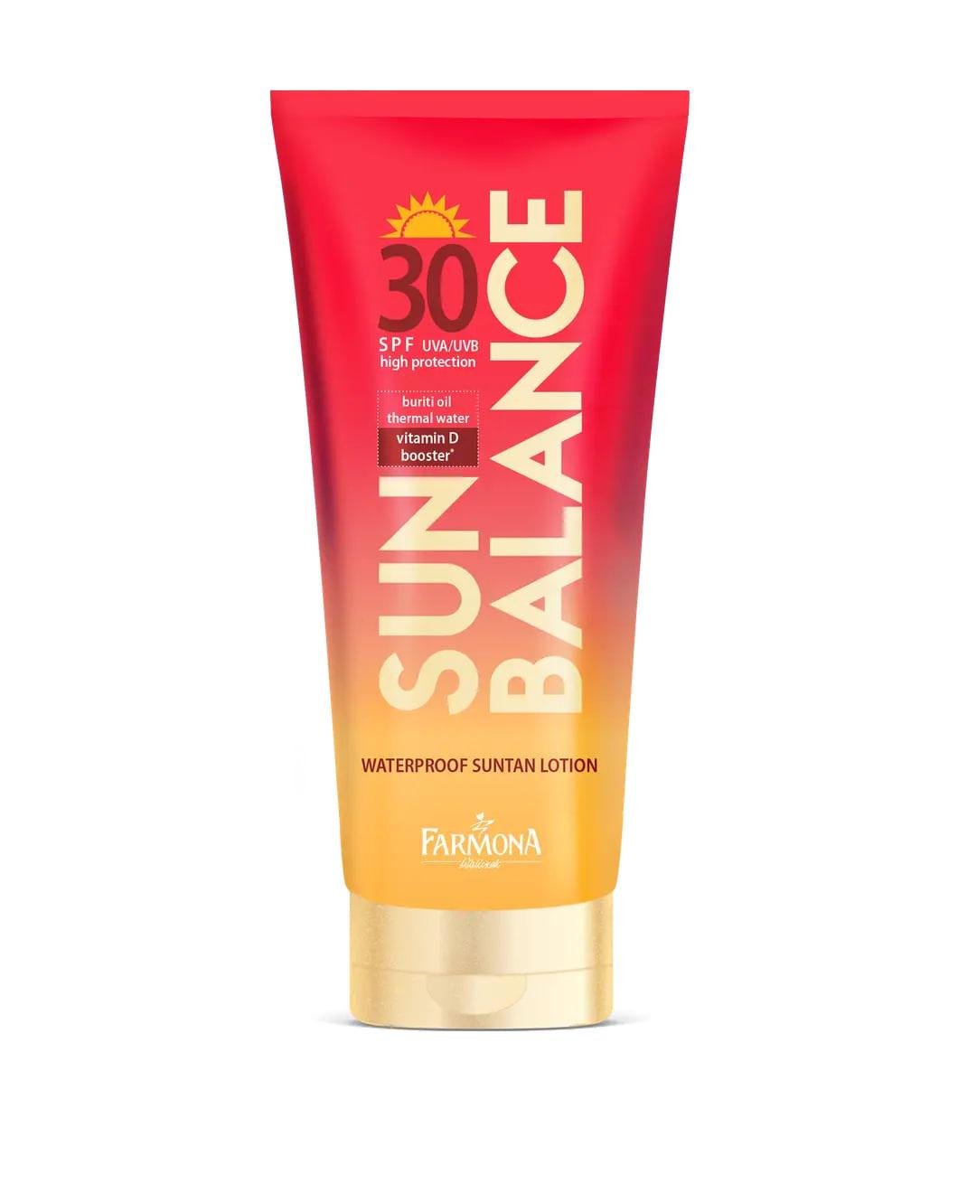 Лосьон для загара Sun Balance Farmona водостойкий SPF 30 150 мл (5900117004388)