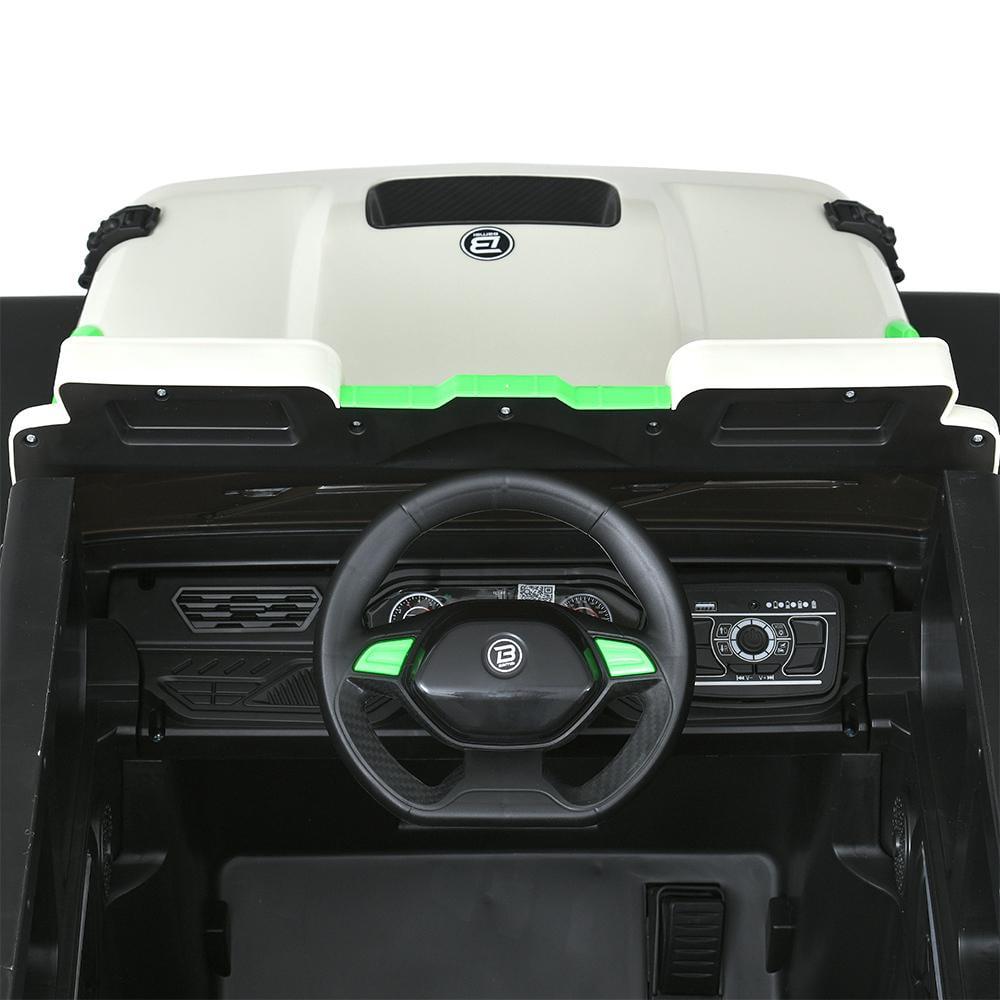 Дитячий електромобіль Bambi джип M 5845EBLR Білий - фото 5