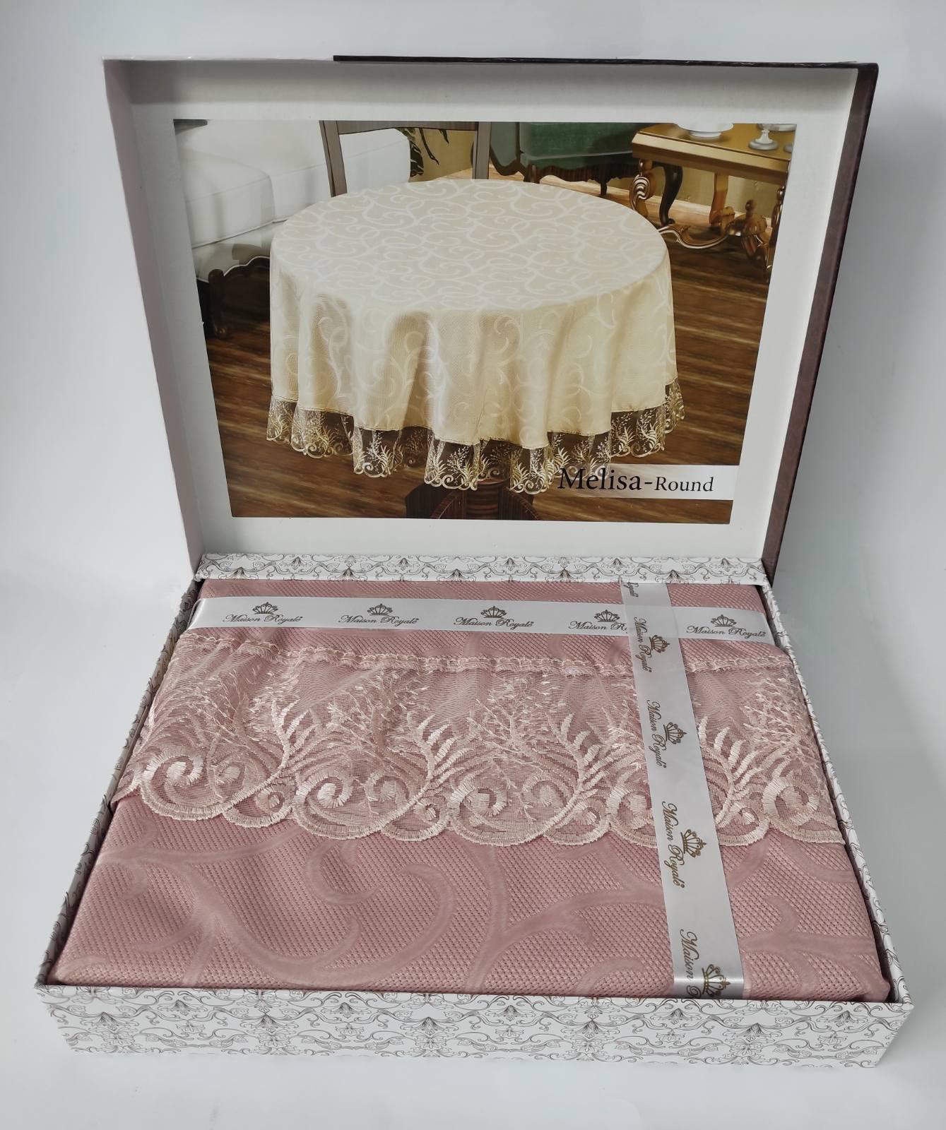 Скатерть Maison Royale 160 Q Melisa Pudra (CN6801)