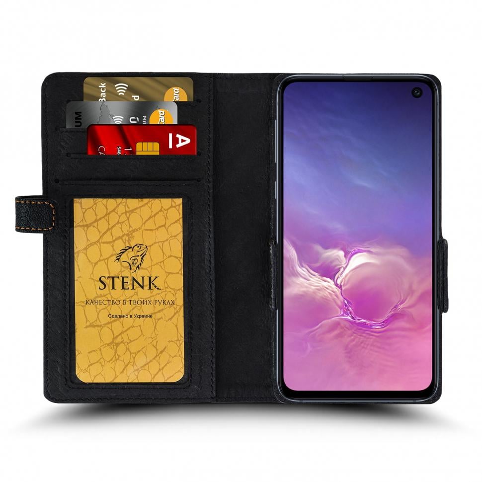 Чехол книжка Stenk Wallet для Samsung Galaxy S10e Черный (64168)