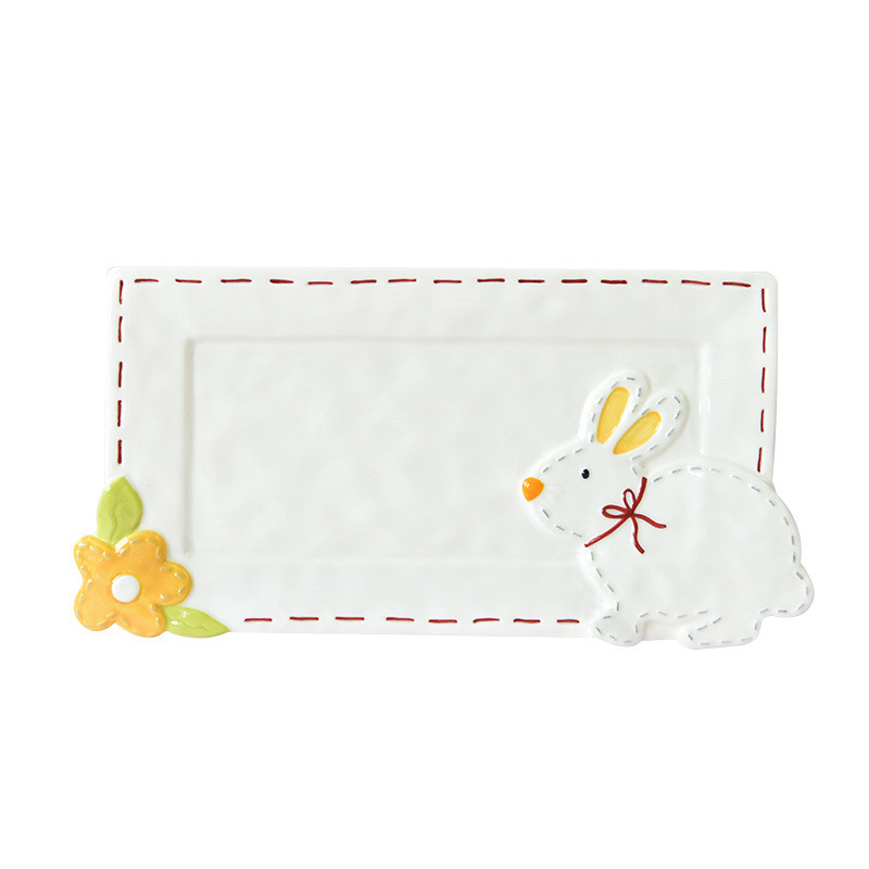 Блюдо прямокутне Кролик 6794 2,2х14,5х28,5 см (4357963)