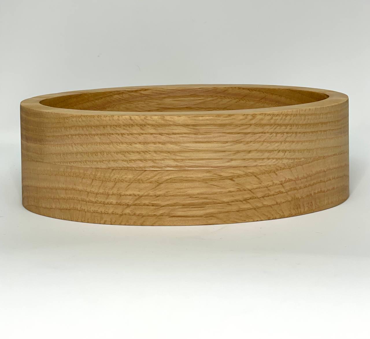 Овальная емкость из красного дуба со скругленным бортиком для изготовления контейнерной свечи (9276203) - фото 9