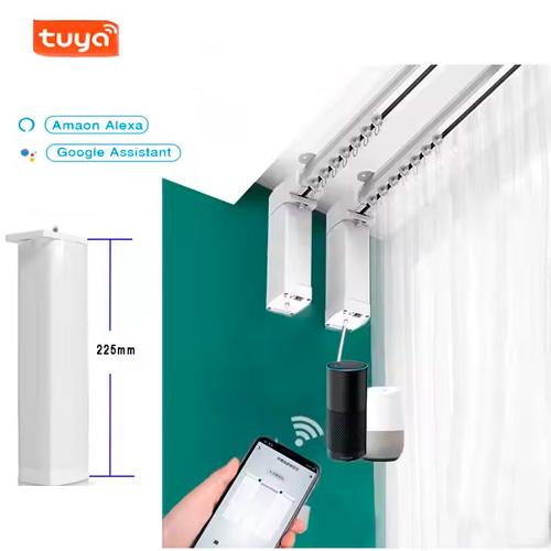 Электропривод-мотор для карниза контроллер Tuya CMD900E ZigBee 22,5 см 2xAAA White (902321) - фото 3