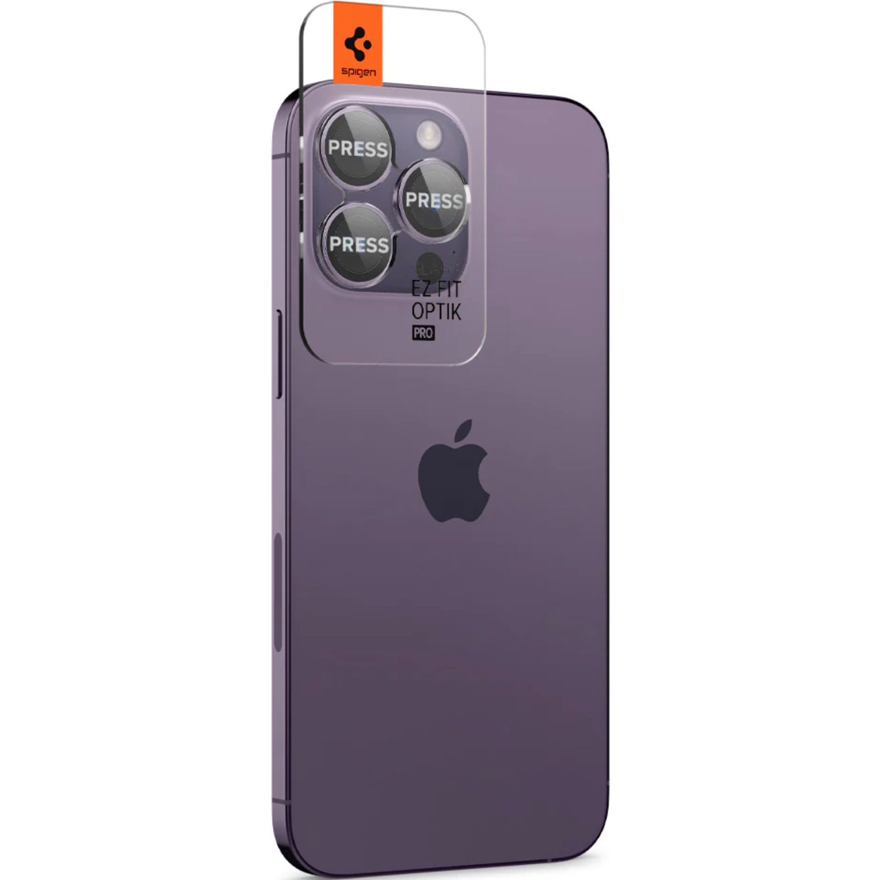 Захисне скло для камери Spigen Optic Pro Glass for Camera iPhone 14 Pro/14 Pro Max Purple (AGL05597) - фото 3