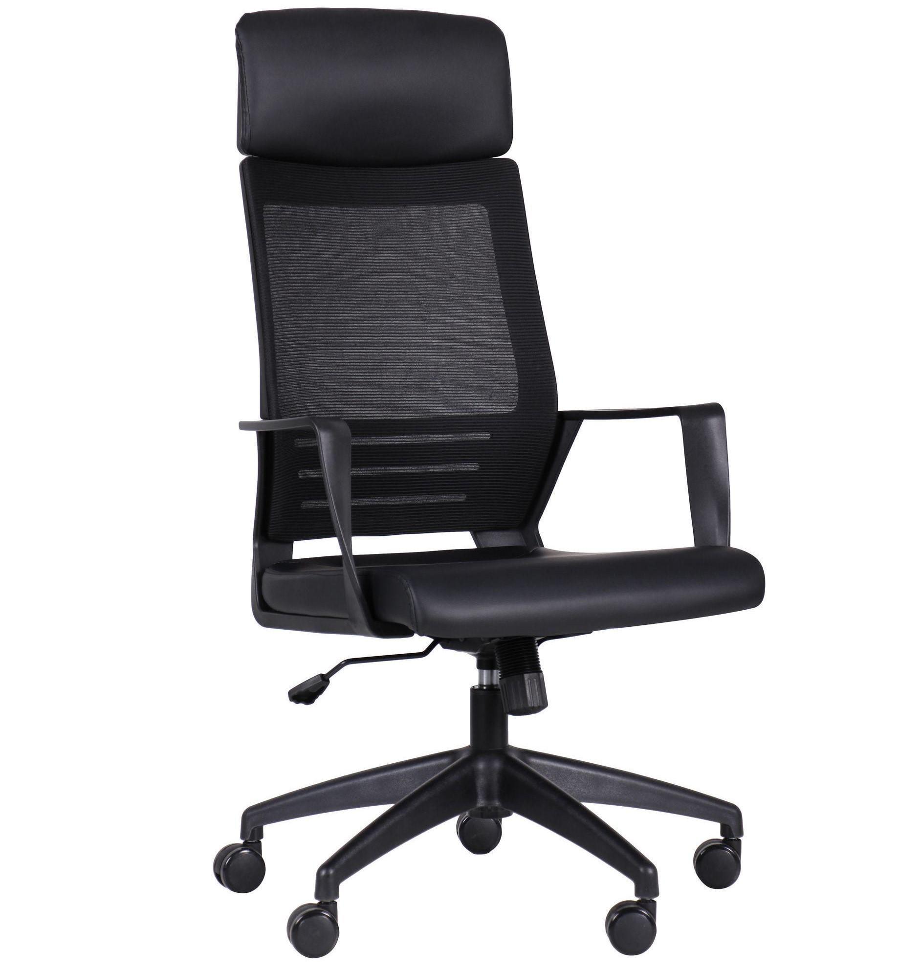Офисное кресло AMF Twist 1150+70x620x610 Черный/Серый