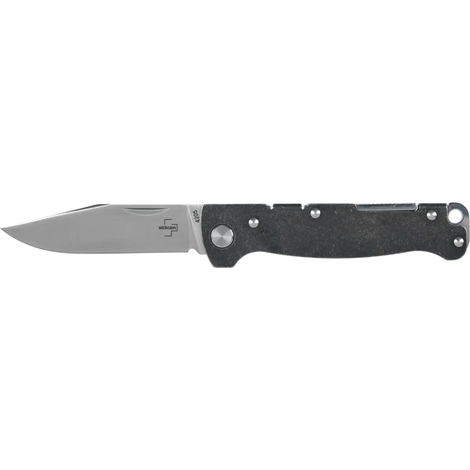 Ніж складаний Boker Plus Atlas Backlock Clippoint D2 168 мм Back Lock Black (01BO866) Ніж складаний Boker Plus Atlas Backlock Clippoint D2 168 мм Back Lock Black (01BO866)