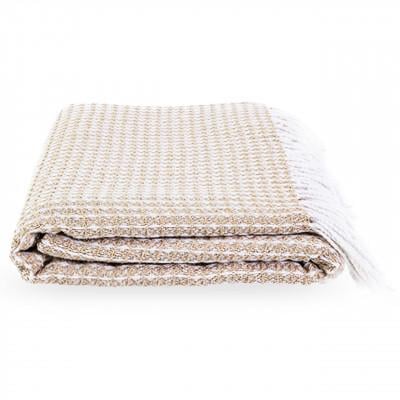 Плед аманда 140x200 см Бежевый - фото 1 Плед аманда 140x200 см Бежевый - фото 1