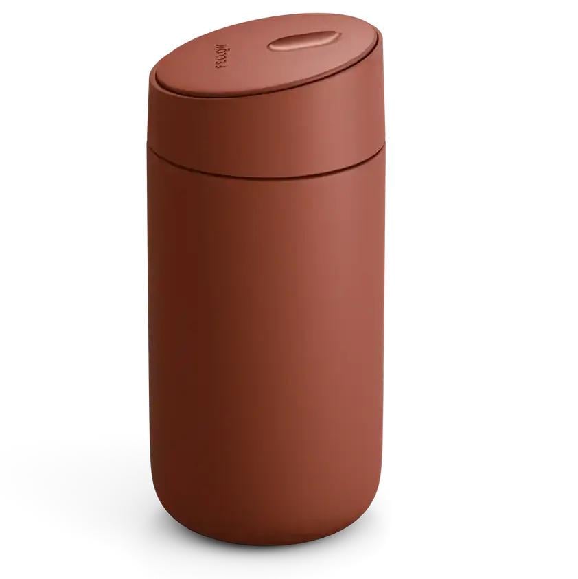 Термокружка Fellow Carter Slide з нержавіючої сталі герметична 355 мл Коричневий (CAPCSTR12)