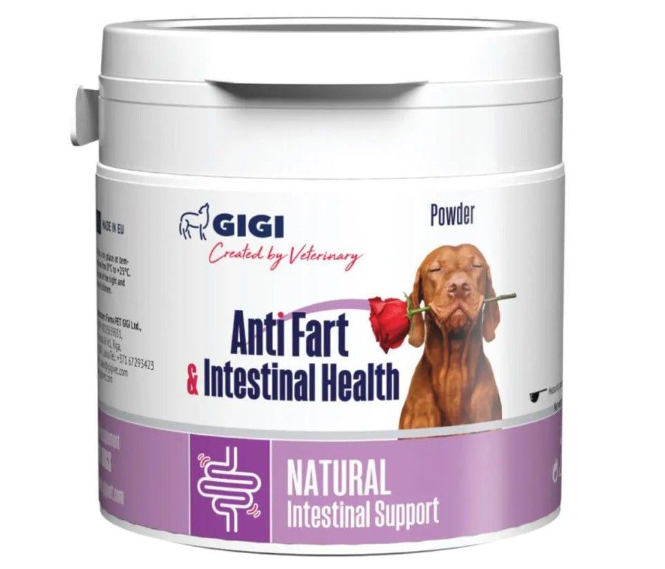 Мінеральна добавка для зменшення газоутворення та нормалізації роботи кишківник Gigi Anti Fart 117 г (00-00030693)