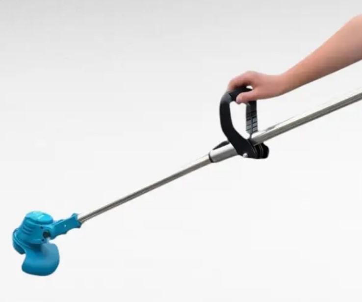 Газонокосилка электрическая аккумуляторная 2x2000 мАч Синий (2104618657) - фото 6