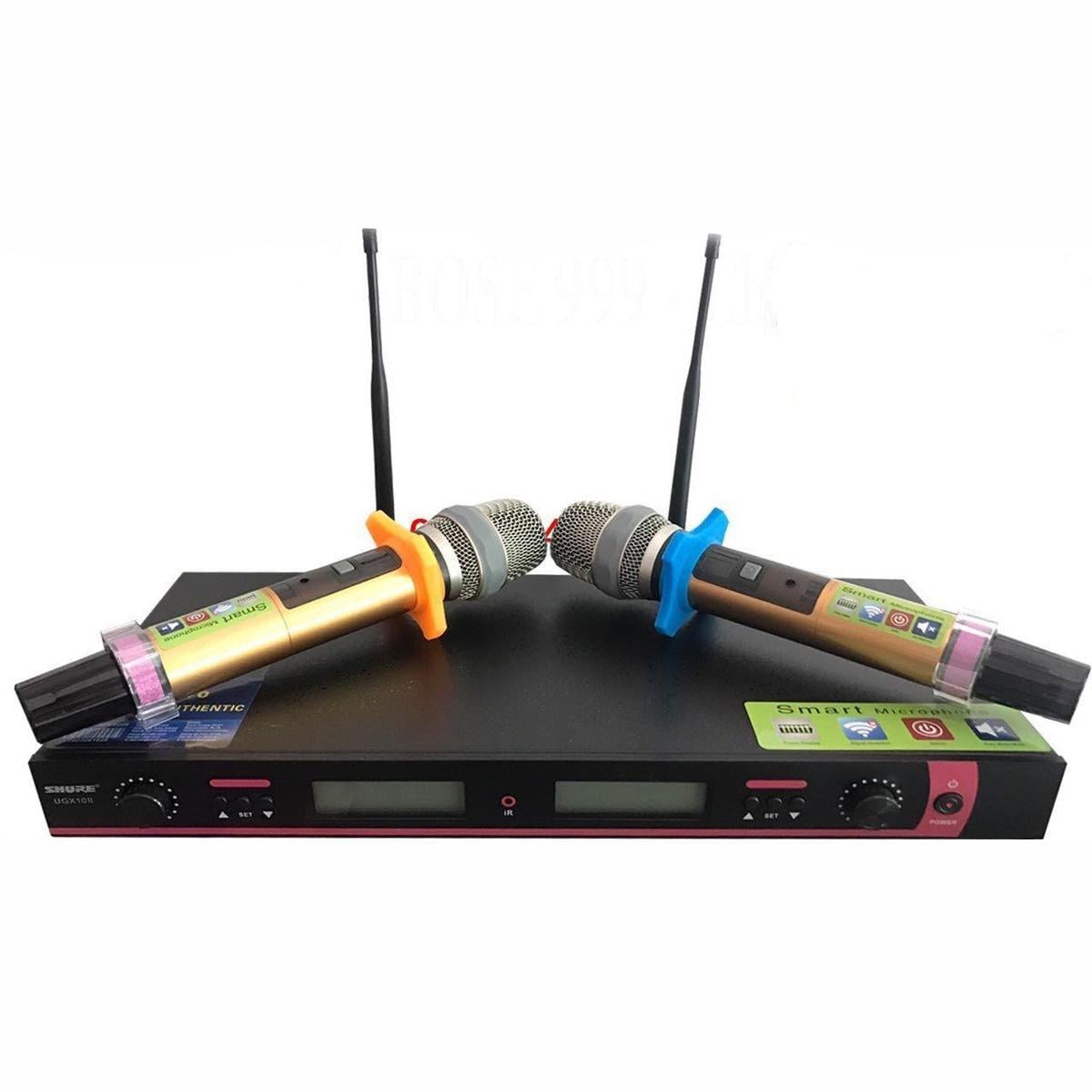 Микрофон DM UG-X10 II Shure вокальный динамический с радиосистемой 2 шт. Микрофон DM UG-X10 II Shure вокальный динамический с радиосистемой 2 шт.