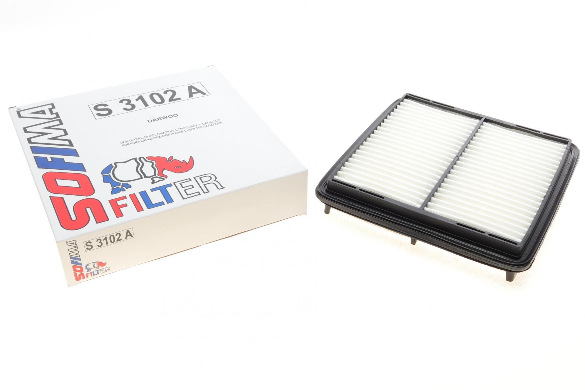 Фільтр повітряний SOFIMA для Daewoo Lanos/Sens 1,3-1,5i 97- (S 3102 A)