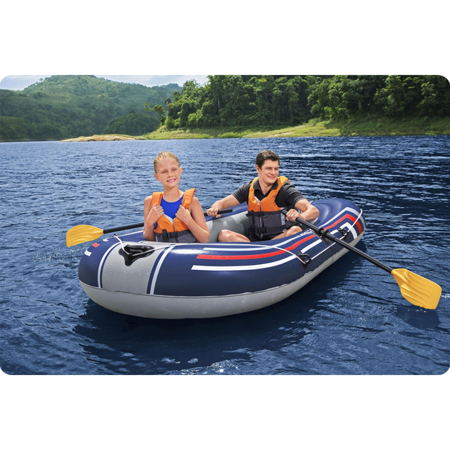 Човен надувний Bestway Hydro-Force Treck X1 з веслами/насосом двомісний 228x121x36 см (61083) - фото 10 Човен надувний Bestway Hydro-Force Treck X1 з веслами/насосом двомісний 228x121x36 см (61083) - фото 10