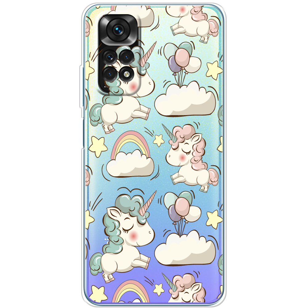 Чехол BoxFace Xiaomi Redmi Note 11 Global Version Unicorns Прозрачный силикон (44124-cc2-44124)