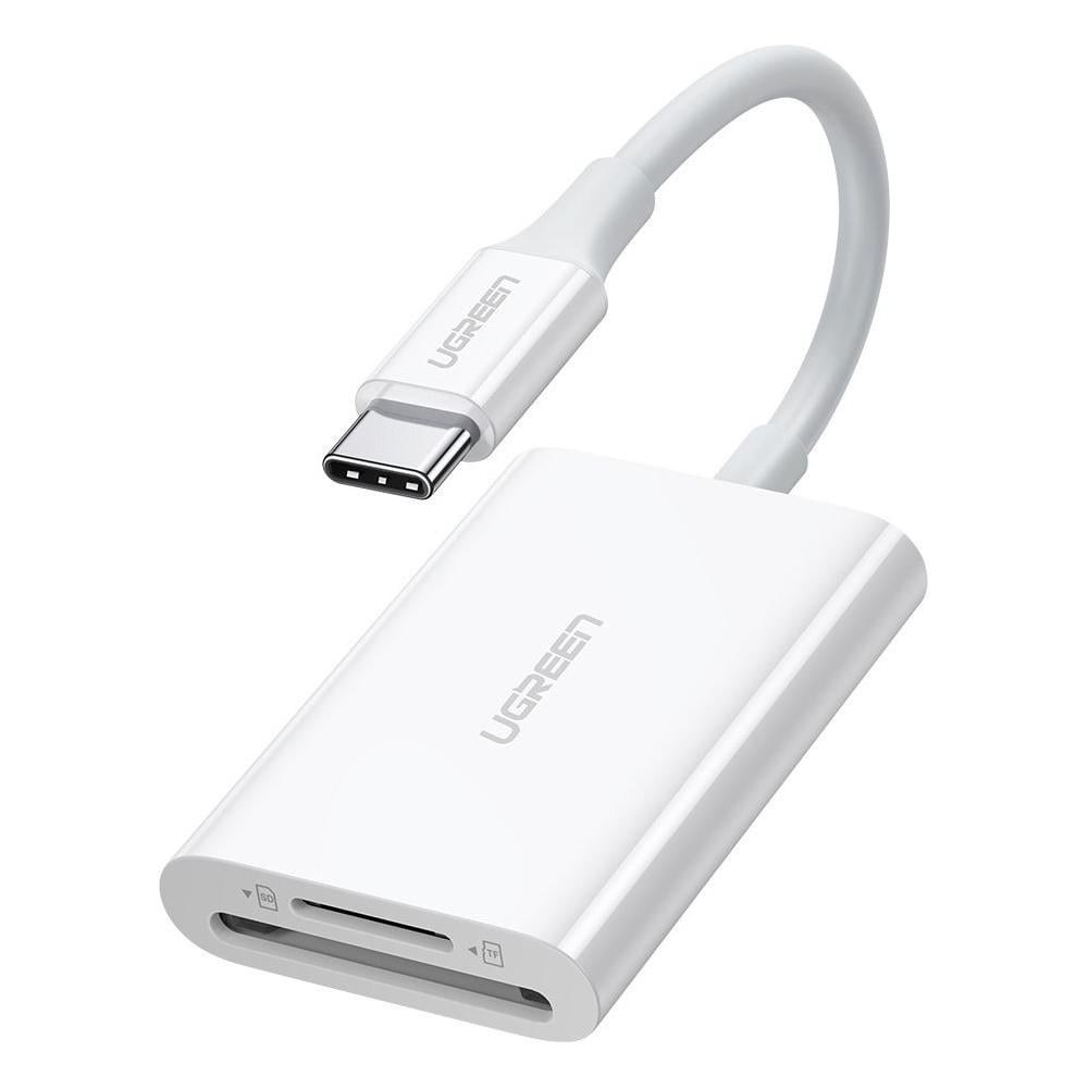 Картридер UGREEN CM265 USB-C 15 см White (35506)