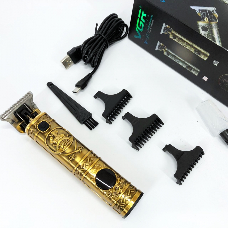 Машинка для стрижки VGR V-097 акумуляторна 3W Gold (tf5478) - фото 13