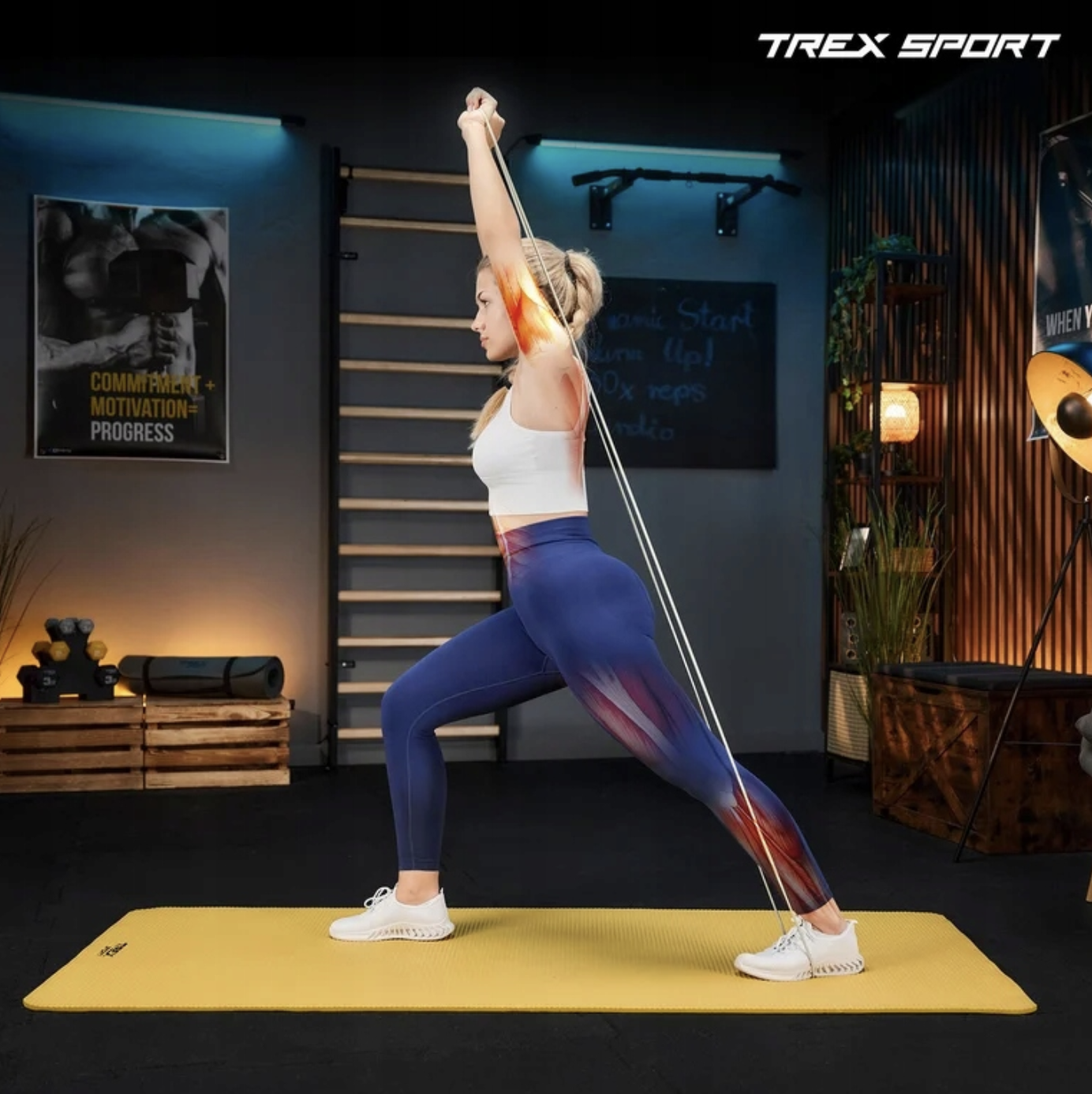 Набір резинок для фітнесу Trex Sport TX-004PB 4в1 2-41 кг (4416) - фото 12