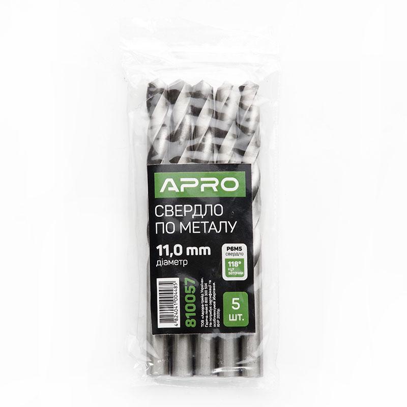 Сверло по металлу Apro Р6М5 11 мм (810057)