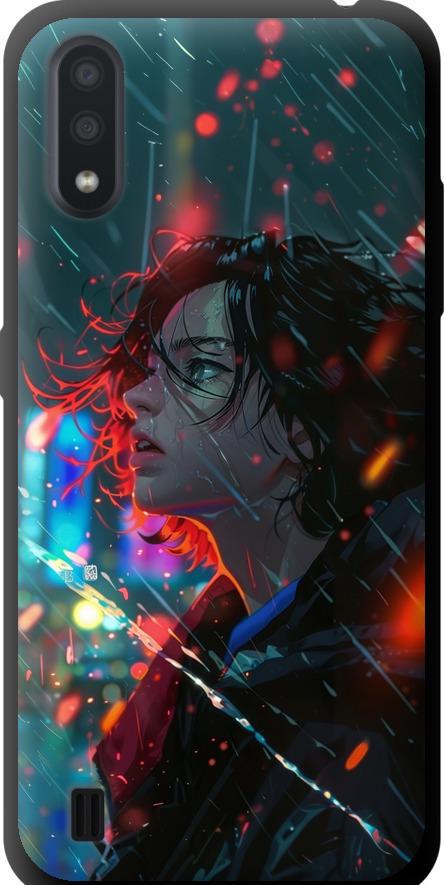 Чехол на Samsung Galaxy A01 A015F Ночные огни (6096b-1842-42517) Чехол на Samsung Galaxy A01 A015F Ночные огни (6096b-1842-42517)