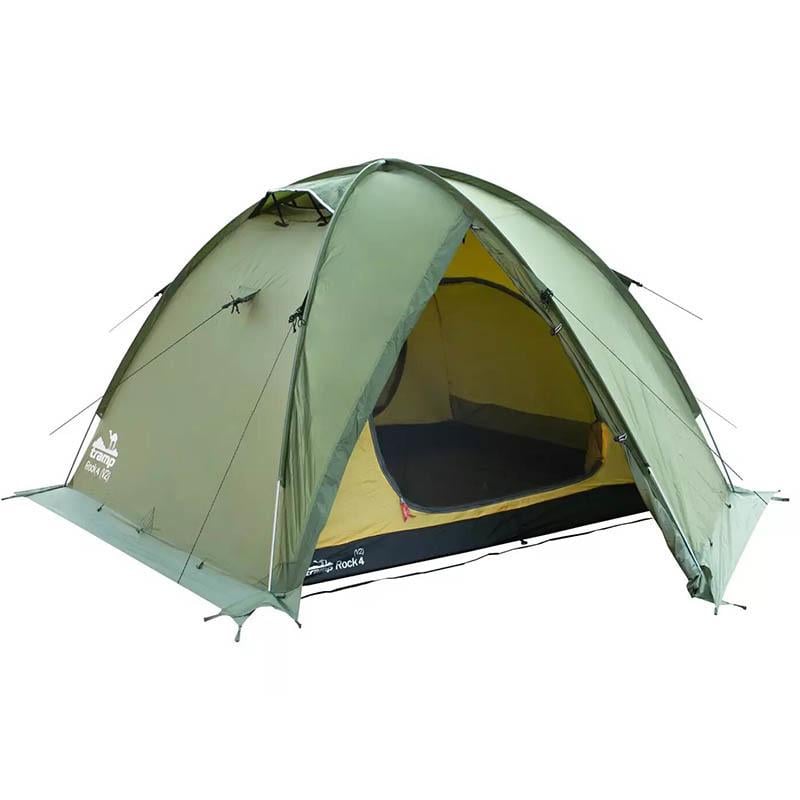 Палатка четырехместная Tramp Rock 4 v2 Green (UTRT-029-green) - фото 2