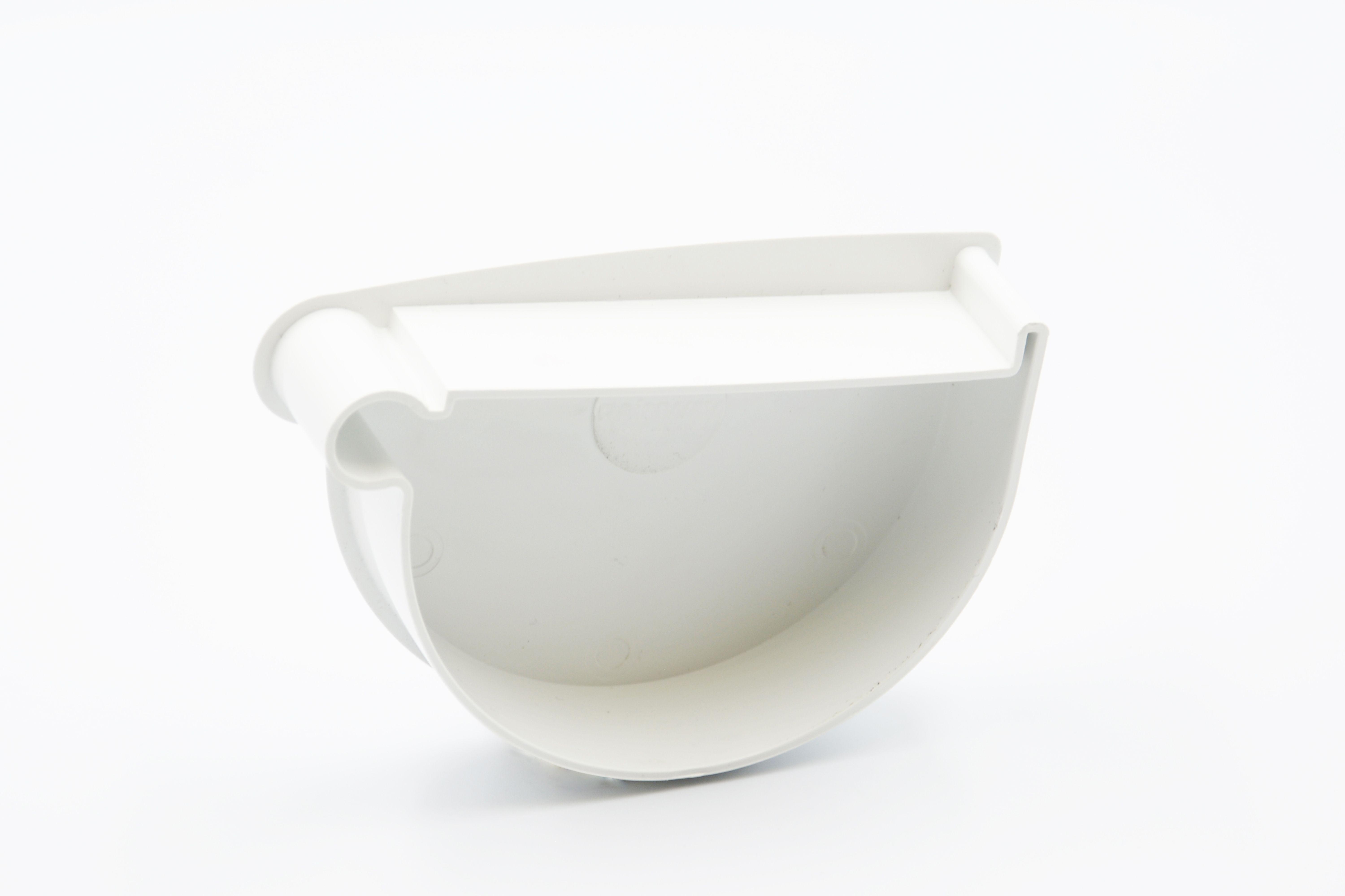 Заглушка лійки ліва RAINWAY D 90 Білий RAL 9003 (10.090.07.001.RW) Заглушка лійки ліва RAINWAY D 90 Білий RAL 9003 (10.090.07.001.RW)