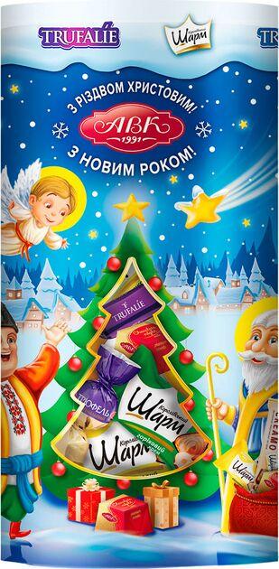 Набір кондитерських виробів АВК №6 Різдвяні свята 300 г (4823105816187)