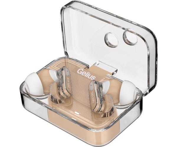 Наушники проводные TWS Gelius Incredible 2 GP-TWS033X Beige - фото 2