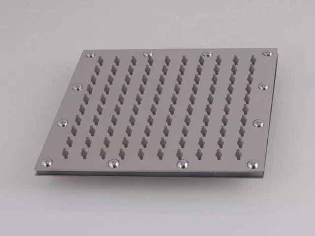 Воронка верхнего душа квадрат Aqua-World поворотная разборная 400 мм (КСД301-16)