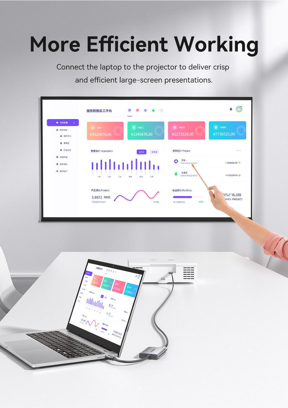 Карта видеозахвата Vention Type-C-2x HDMI 4K 30Гц 1080p 60Гц режимы Черный (ACZHB) - фото 4