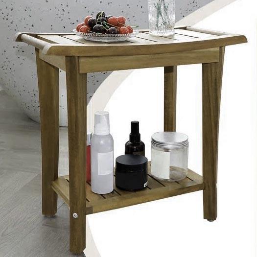 Табурет для ванной из дерева Скантер Палисандр (ТВН-005902)