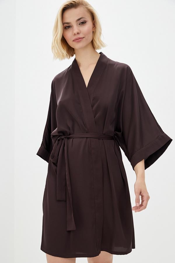Халат шелковый Forli Flavor ONE Chocolate (SH0006-08-04_ONE)