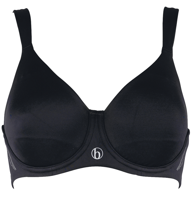 Топ спортивный Berlei Running 4915 70F Black (5053014215002) - фото 4