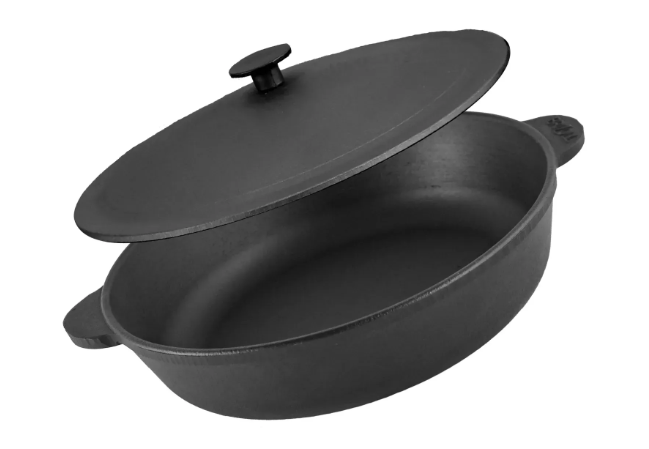 Сковорода-жаровня чугунная Brizoll monolith с чугунной крышкой 260х60 мм (M2660U-1) Сковорода-жаровня чугунная Brizoll monolith с чугунной крышкой 260х60 мм (M2660U-1)