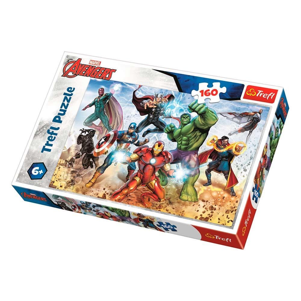 Пазли Trefl Готові рятувати світ Марвел Месники 15368 160 елементів у коробці (5900511153682)