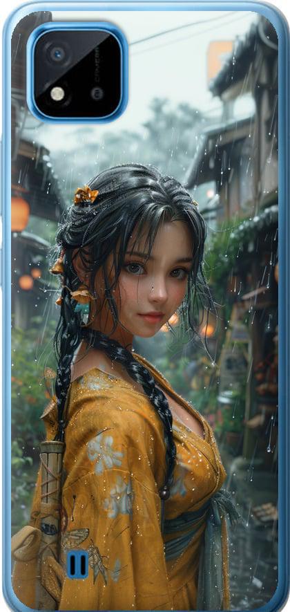 Чехол на Realme C20A Anime-girl (6133t-2416-42517)