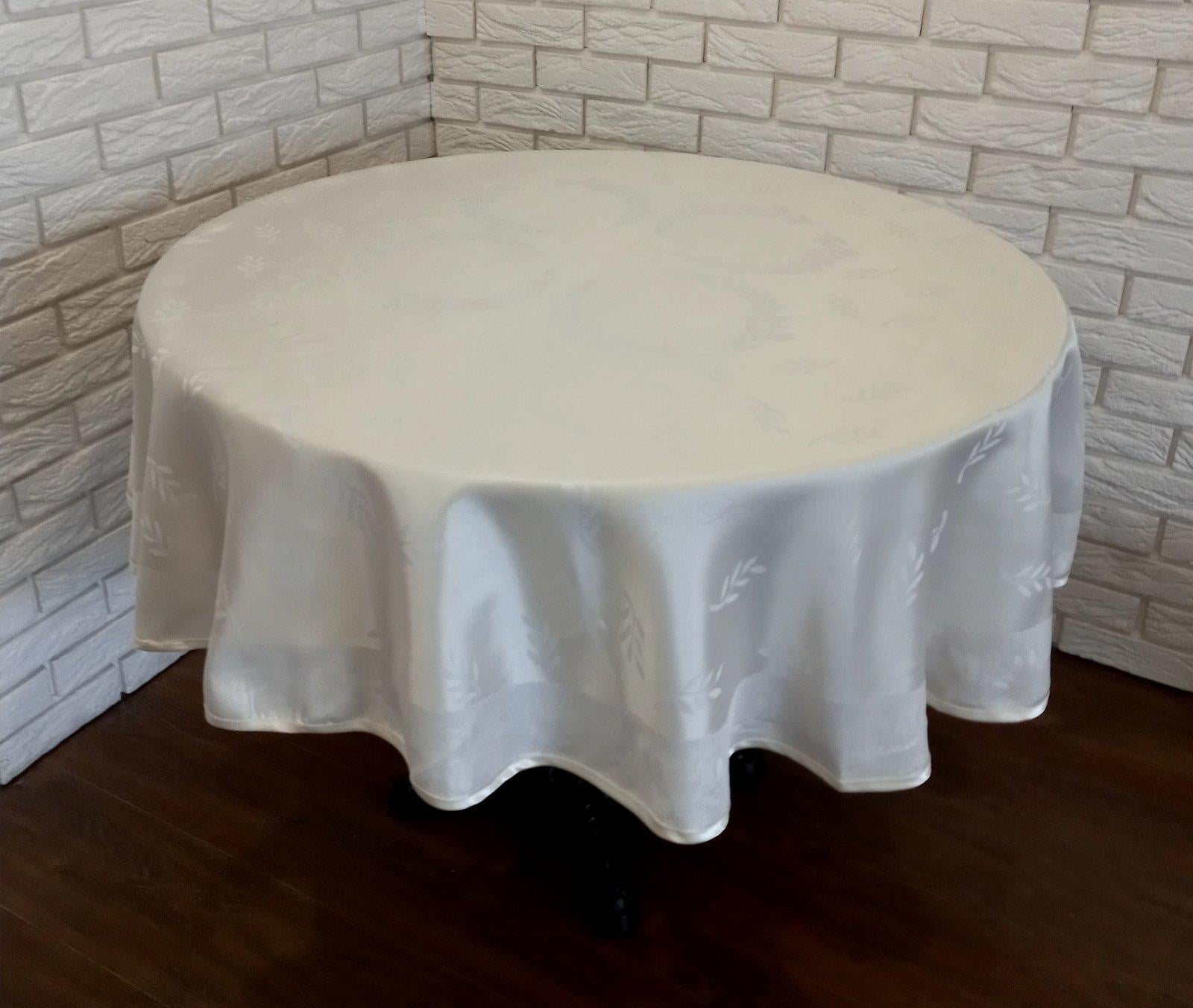 Скатерть тефлоновая PVS Maison Royale 160Q Cinar Cream (CN6734)